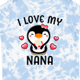 thumbnail image 4 of Inktastic I Love My Nana with Cute Penguin and Hearts Girls Toddler T-Shirt, 4 of 5