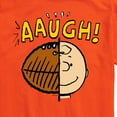 thumbnail image 3 of Peanuts - C Brown Half Football Head - Men's Short Sleeve Graphic T-Shirt, 3 of 6