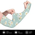 thumbnail image 2 of Balery Floral Daisy Mangas Refrescantes para Brazos para Hombre y Mujer – Transpirables y Absorbentes de Humedad para Mujeres, Hombres y Niños, 2 of 7