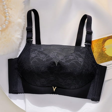 GENGING Bras for WomenWomens Clothes Fall Small Womens Bras Push-up  And Adjusting Womens Bras With Retraction Nipple And Non-Underwire Bra