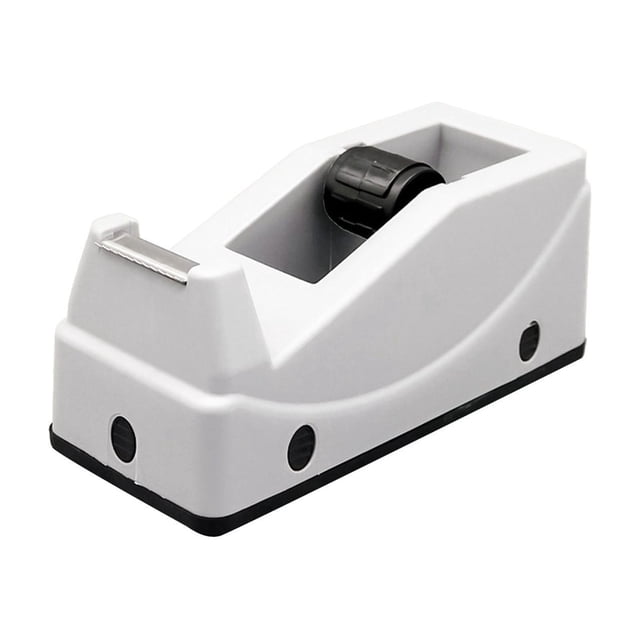 Birdeem Desktop Tape Dispenser for Office, Non-Skid Base, Smooth Cutting Blade, Fits 1 Inch Core Tape Rolls Up to 1.2 Inch Wide for Home or School Use