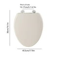 Toilet Seat, Durables V Toilet Seat, Soft Comfort with Quick Release
