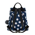 thumbnail image 2 of FORMRS Women's Travel Backpack Purse Anti-Theft Hidden Pockets Casual Shoulder Bag, Navy Blue Baseball Pattern, 2 of 7