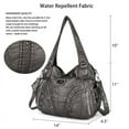thumbnail image 2 of Angelkiss Women's satchel handbag Flexible multiple pockets with adjustable shoulder straps, 2 of 5