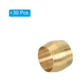 thumbnail image 3 of Uxcell 1/4" ID Compression Sleeve Ferrules, 30Pcs Brass Sleeve Ferrules Compression Fitting Assortment Kit, 3 of 5