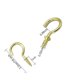 thumbnail image 2 of Ganchos de techo chapados en latón Piao, 50 unidades, ganchos de rosca de 7/8 pulgadas, 2 of 3