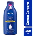 thumbnail image 2 of NIVEA Crema Corporal Nutritiva Body Milk 650 ml – Humectación Profunda 48h con Aceite de Almendras – Piel Extra Seca, 2 of 3