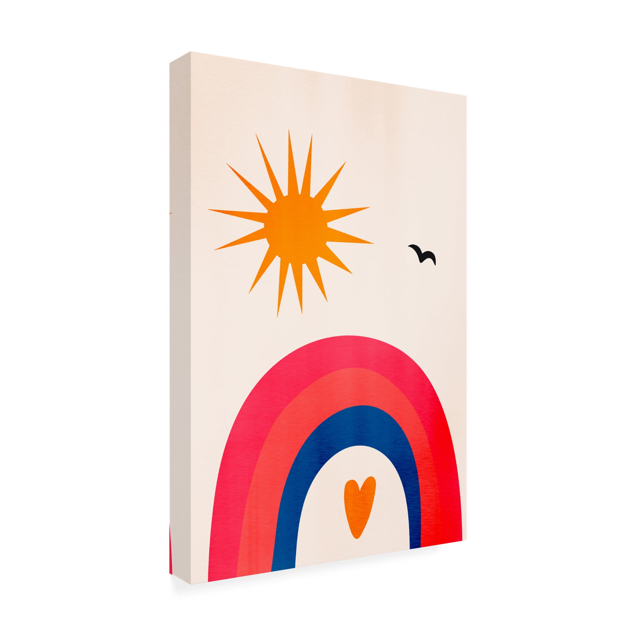 Trademark Fine Art Kubistika Happy Days! Canvas Wall Art