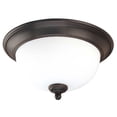 thumbnail image 1 of Nuvo 60/2435 Glenwood Ceiling Medallion Lighting 13in Sudbury Bronze 2-light, 1 of 2
