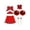 A Red, variant on iiniim Girls Cheer Dance Costume Halloween Sleeveless Crop Top Pleated Skirt Outfit Cheerleading Uniform Dress B Blue 6
