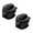 Noir, variante sur S SERENABLE 2 Pcs Supports de Tringle Pinces à Poteaux Réglables Faciles à Ranger Accessoires Pratiques pour Organiser Cannes à Pêche Supports Orange