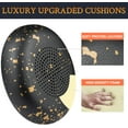 thumbnail image 3 of SOULWIT Earpads Replacement for Jabra Evolve2 65 (Evolve 2 65MS 65UC MS UC)/Evolve2 40 (40UC 40MS USB)/Elite 45h On-Ear Wireless Headset, Ear Pads Cushions with Softer Protein Leather - Black Gold, 3 of 4