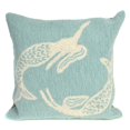 thumbnail image 2 of Trans-Ocean Imports 7FP8S167418 18 in. Liora Manne Frontporch Mermaids Indoor & Outdoor Pillow - Orange, 2 of 3