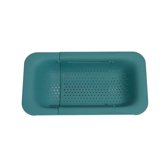 Colador retráctil Bearachild plástico colador extensible para fregadero de cocina cesta blanca Cocina y Comedor Verde