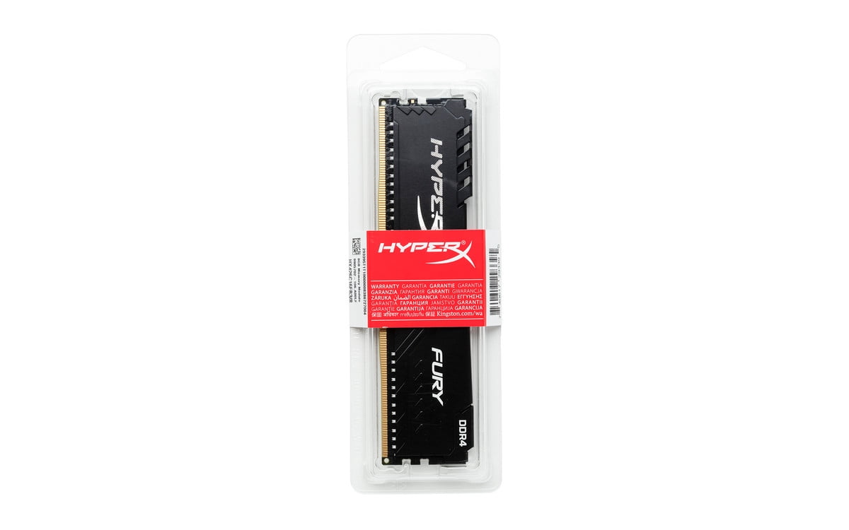 HyperX Fury 8GB 3200MHz DDR4 CL16 DIMM 1Rx8  Black - Walmart.com