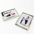 thumbnail image 3 of LCXmlly Electroplating Photo Frame Floating Picture Frame Tempered Glass Stainless Wall Standing Luxury Oblong, 3 of 9