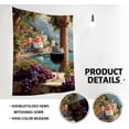 thumbnail image 3 of Grapes and Wine Red Wall Tapestry, Vintage Scenic Italian Countryside Design for Living Room and Dining Room Home Decor, 30 x 40 Inch, 3 of 6