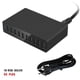 thumbnail image 1 of Cargador USB de 10 puertos Teléfono móvil Tableta MP3 MP4 Adaptador de corriente USB Estación de carga de escritorio, Negro, Enchufe de EE. UU. Vogacara EL000298-02, 1 of 2