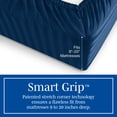 thumbnail image 4 of Wamsutta 1846 4-Piece 650 Thread Count Titan Stripe Egyptian Giza Cotton Sateen Bed Sheets, King-Deep Pocket, 4 of 10