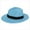 Sky Blue, variant on fatyb Womens Mens Wide Brim Straw Hat Sun Protection Travel Panama Hat Unisex Beach Sun Cap for Outdoor