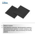 thumbnail image 3 of Rectangle Graphite Block Disk Ingot High Purity Graphite Electrode Plate Sheet 50x50x1mm for Melting Casting Electrolysis, Pack of 2, 3 of 6