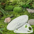 thumbnail image 4 of Hamster Exercise Wheel, Silent Running Wheel for Small Pet, hamster wheel with Stable Base, Cage Accessory for Dwarf Hamsters Gerbils Mice, Pet Supplies Clear, 1Pcs, 4 of 7