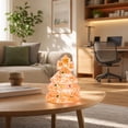 thumbnail image 5 of 3.54" Christmas Tree Squishy Toy Glittery Translucent Slow-Rising Ornament with Bow 10 Colors, 5 of 6