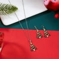 thumbnail image 4 of PISONIC Christmas Earrings and Necklace For Women, Xmas Accessories, Drop Dangle Earrings for Holiday, Christmas Jewelry Gift, 4 of 13