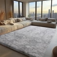 thumbnail image 1 of Alfombra Zentavio Soft Fluffy Shaggy de 180 x 270 cm para sala de estar, 1 of 7