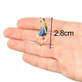 thumbnail image 3 of Milaget 1:64 Scale People Figures, Miniature People Model for Miniature Scene Decoration Blue, 3 of 8