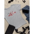 thumbnail image 3 of Made With Love W Daisy  T-Shirt Women -Image by Shutterstock, Female Small, 3 of 4