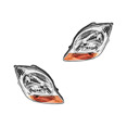 thumbnail image 1 of Par de FAROS MATIZ 2006 al 2015 PONTIAC DEPO  ., 1 of 4