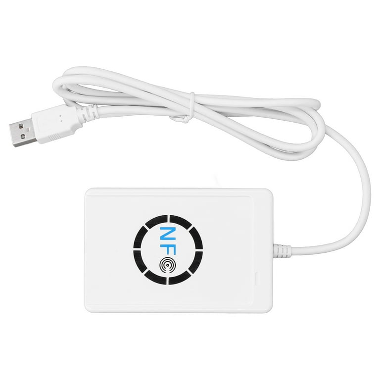 PremiumAV ACR122U USB NFC RFID Smart Card Reader (White) : :  Electronics