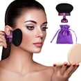 thumbnail image 1 of Extra-Large Makeup Brush with Drawstring Bag for Face Body and Self-Tanner Application Multi-Purpose Beauty Tool for Everyday Use Perfect Gift for Makeup Lovers, 1 of 4