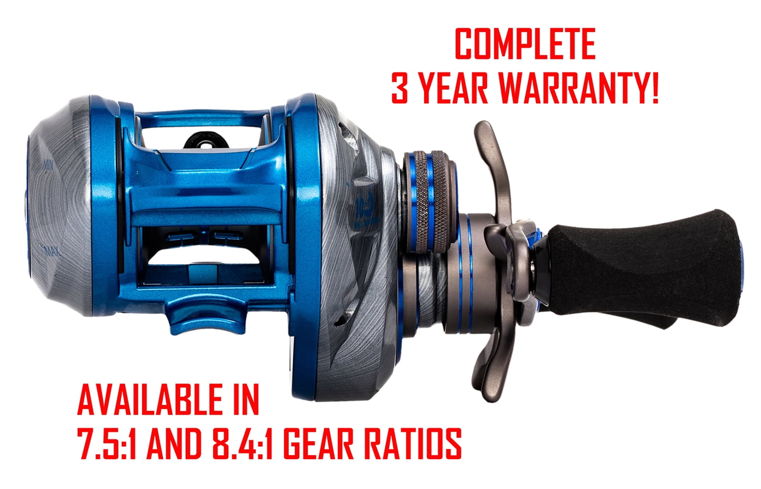 Ardent Summit Hawk Baitcast, 8.4:1 Gear Ratio, Right Hand
