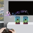 thumbnail image 5 of xjwjuw Computer USB Mini Speaker, Colorful Luminous Lights, Double Channel Subwoofer, Compact Desktop Audio, High-Quality Sound, Plug-and-Play, Laptop, PC, Gaming, Music, 5 of 6