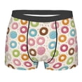 thumbnail image 5 of Uemuo Colorful Donuts Pattern Men's Boxer Briefs,Trunk Anti-Chafing,Comfortable, Durable, and Stylish Underwear-Small, 5 of 9