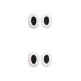 thumbnail image 2 of Monstrate Auriculares Cojín Almohadillas para los oídos Almohadillas profesionales montadas en la cabeza Reemplazo de auriculares para Blanco+Negro 2Conjunto, 2 of 6