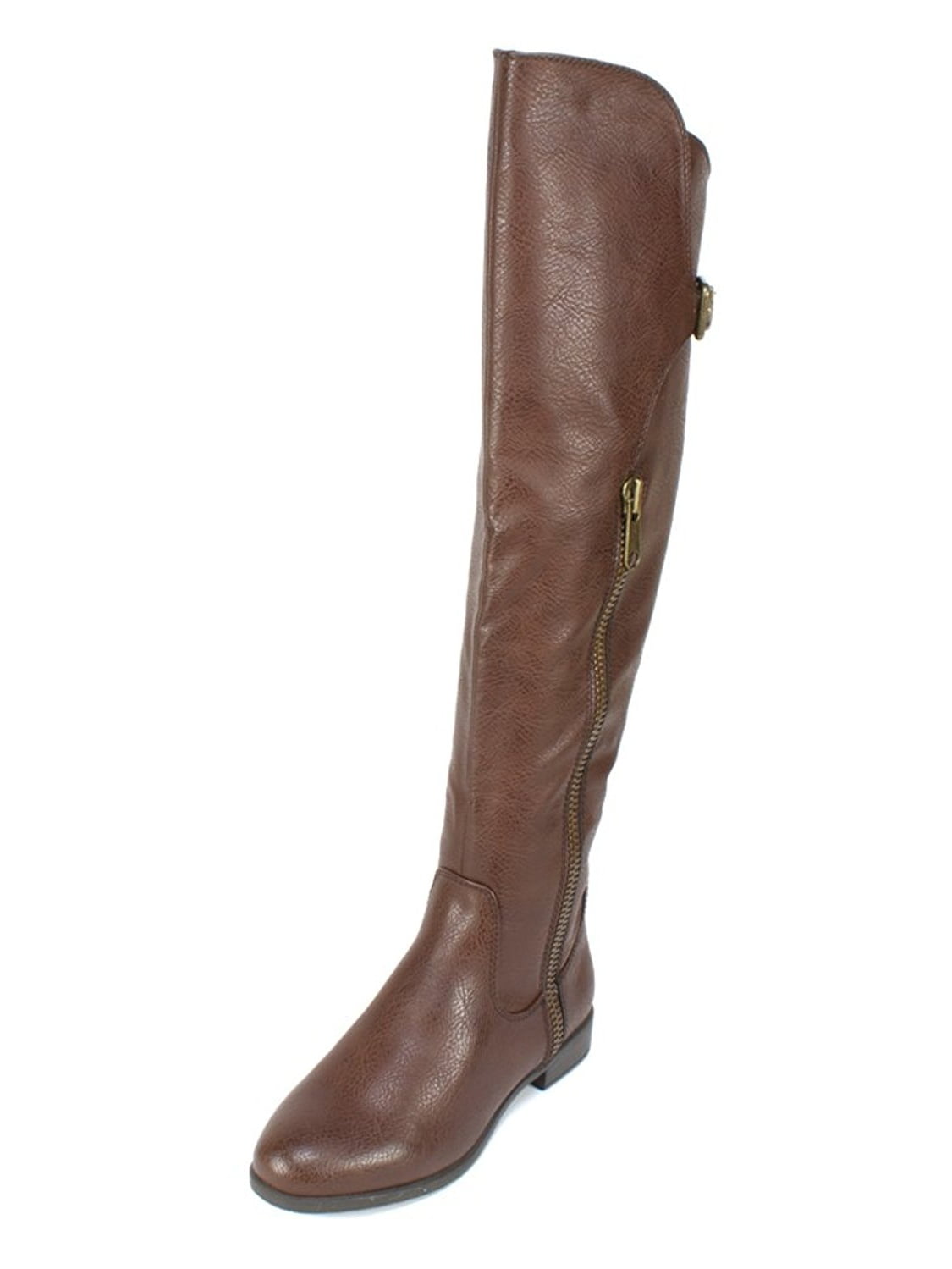 Rialto Womens FIRSTROW Closed Toe Over Knee Fashion Boots - Walmart.com