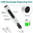 thumbnail image 3 of Mini Drill Engraving Pen, Power Tool Kit USB Rechargeable Engraving Etching Pen Micro Cordless Engraving, 3 of 5