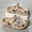 Khaki, variant on Men's casual fashion slippers, outdoor casual sandals, comfortable and durable hole shoes,