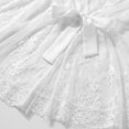 thumbnail image 4 of Vjnyvs Women's Dressing Gowns, Lace-up Nightgown, Satin Kimono Morning Robe Bridal Ladies Lace Trim Sexy Bathrobes Nightwear Bridesmaid Robes, 4 of 7