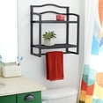 thumbnail image 4 of Household Essentials 2 Tier Wall Mount Shelf, Espresso, 4 of 4
