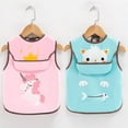 thumbnail image 1 of Baby Kids Toddler Sleeveless Scarf Waterproof Art Smock Feeding Bib Apron Pocket Infant Boys Girls Burp Cloth Bandana Bibs14(0-3years) He Qiyong unisex, 1 of 1
