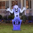thumbnail image 3 of Halloween Inflatable Ghost and Tombstone with Flickering Black Lights, 3 of 3