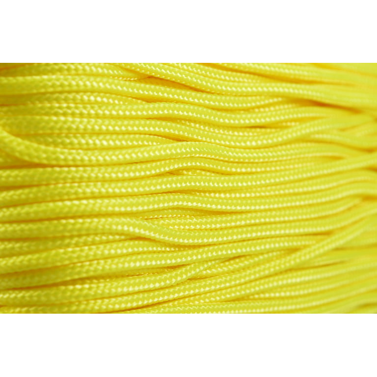 95 Cord - Neon Yellow - Type 1 Cord - 100 Feet on Plastic Winder - Bored  Paracord Brand 