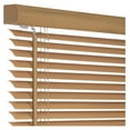 thumbnail image 3 of Cordless Window Blinds, Privacy & Light Filtering 1" Slats Vinyl Mini Blind, Anti-UV Window Treatment, Fits Windows 18" - 72", Woodtone, 27" (Width) x 64" (Length), 3 of 9