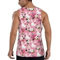 thumbnail image 3 of Gaeub Rose Rabbit Men's Athletic Tank Top, Workout Sleeveless Shirts, Running Tank Tops for Gym, Running, Training - 3X-Large, 3 of 9