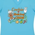 thumbnail image 4 of Inktastic Cute Cookie Baking Crew Women's V-Neck T-Shirt, 4 of 5