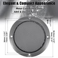 thumbnail image 4 of Unique Bargains 4'' Vehicle Audio Speaker Cover Mesh Subwoofer Horn Guard Decorative Circle Grille Protector Titanium Tone, 4 of 7
